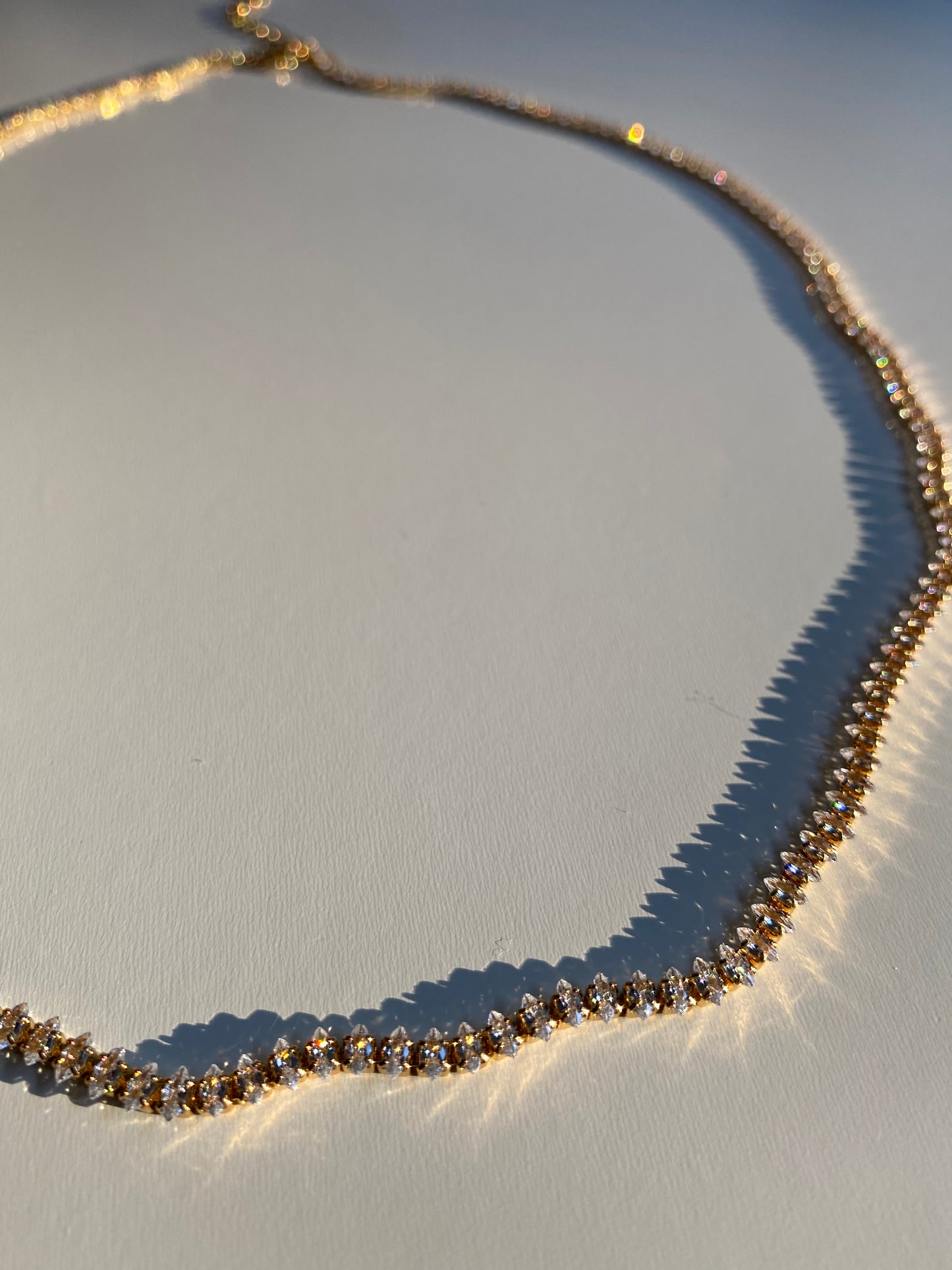 Marquis Tennis Necklace