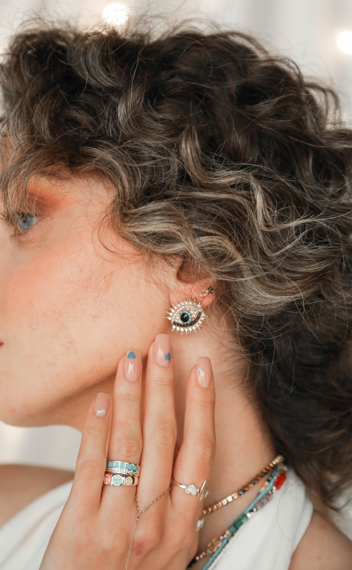 Evil Eye Earrings