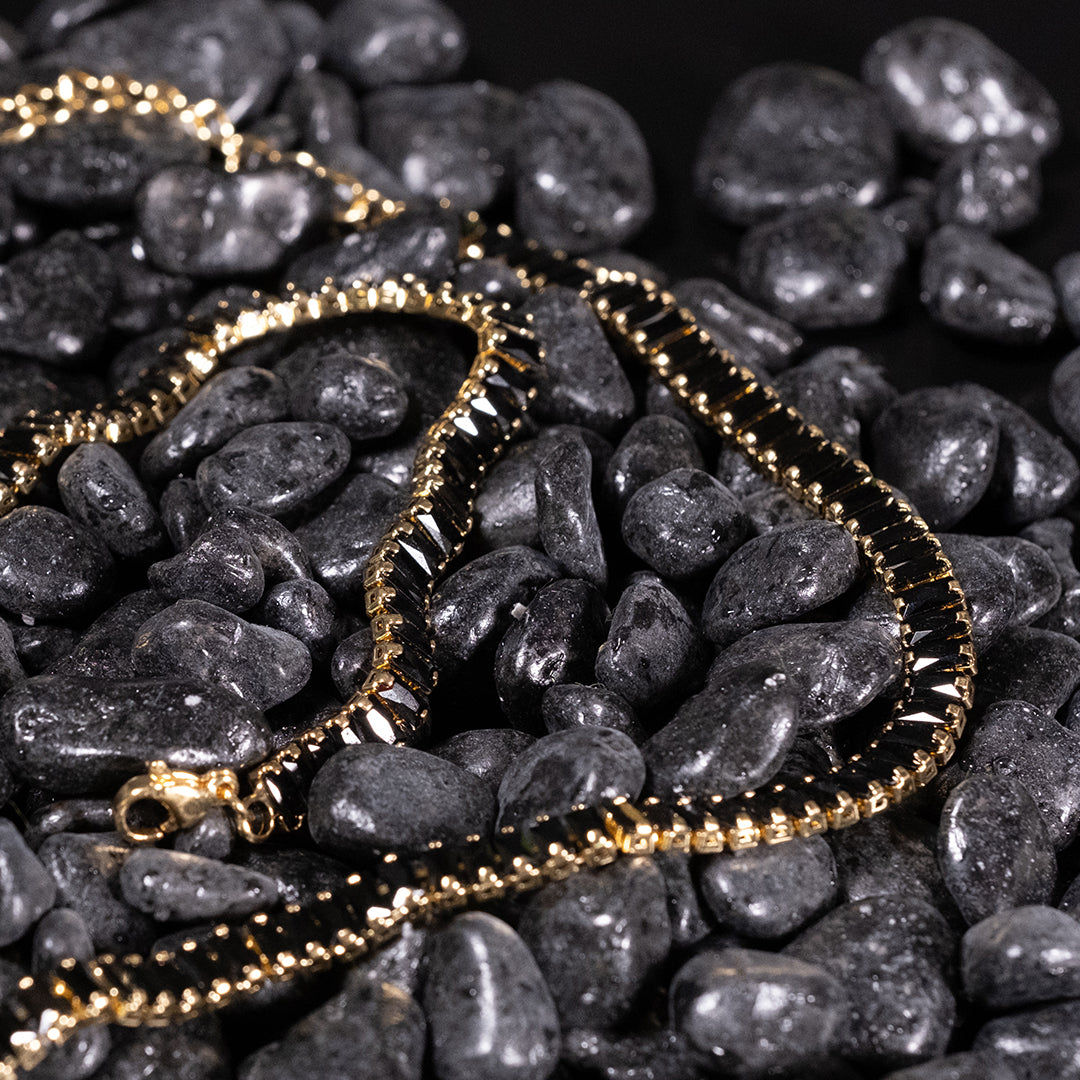 Black Zircon Necklace