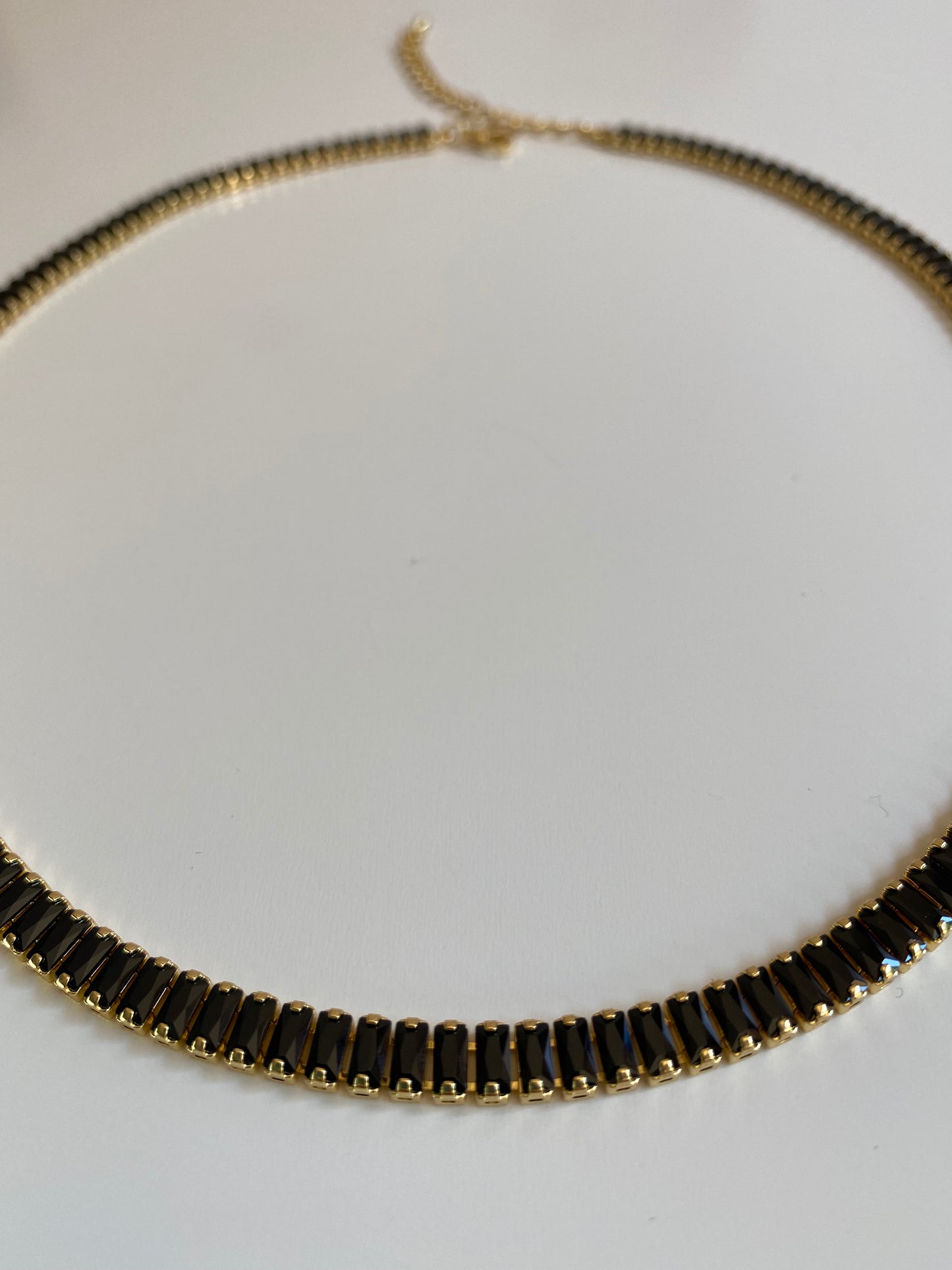 Black Zircon Necklace