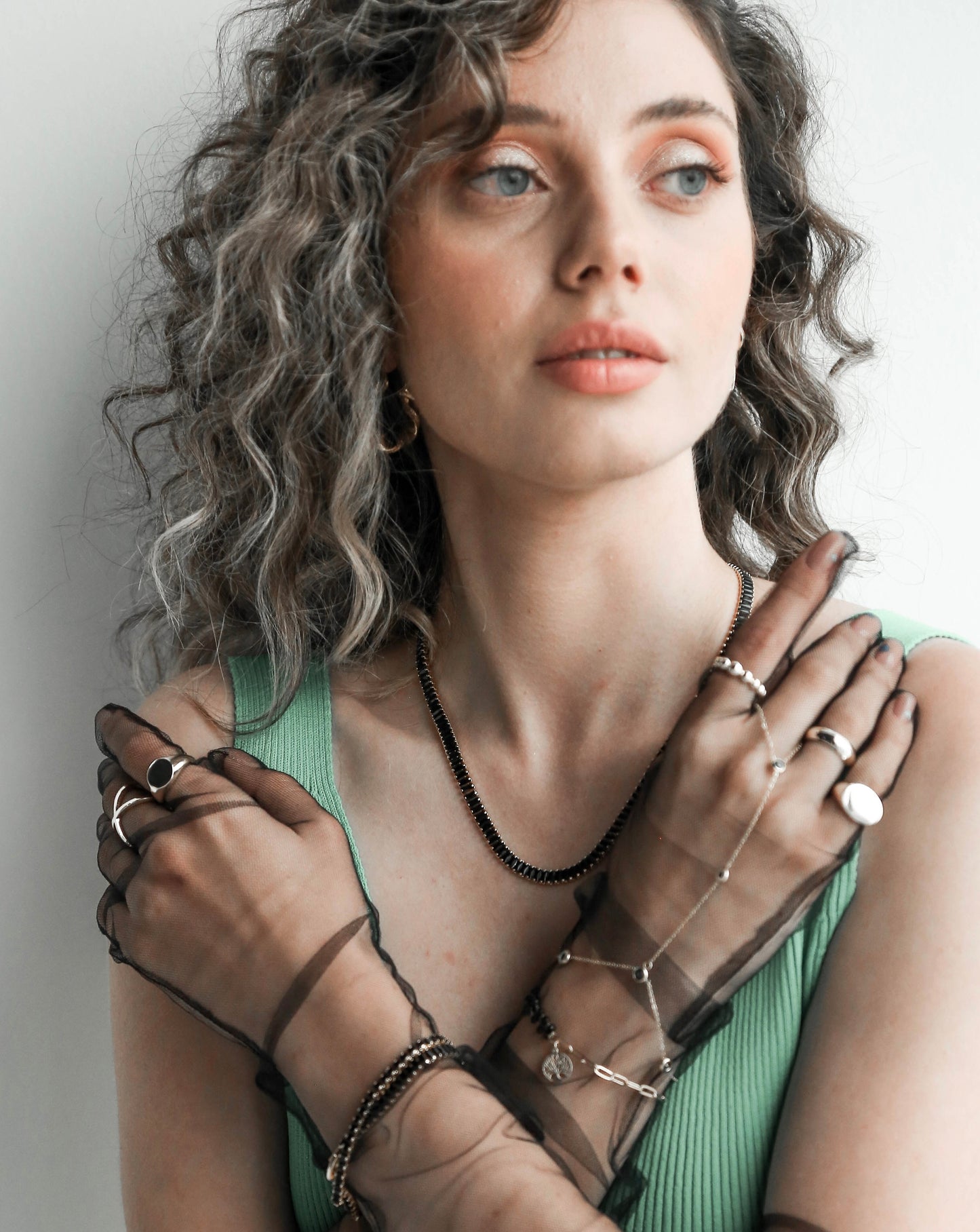Black Zircon Necklace