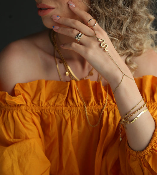Snake Hand Chain