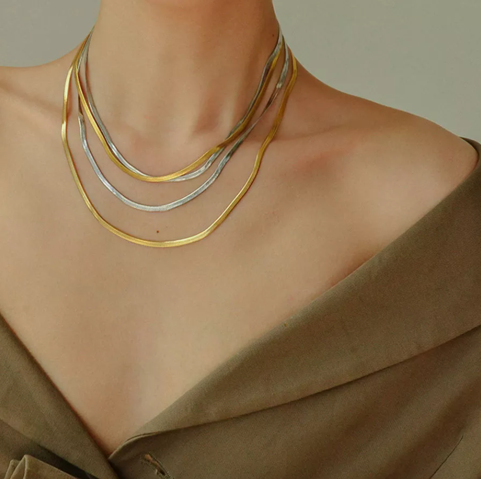 Herringbone Mix and Match Necklace